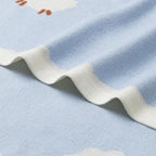 Luxe Merino Wool Cotton Baby Blanket Ultra-Soft, Temperature-Regulating - Image 7