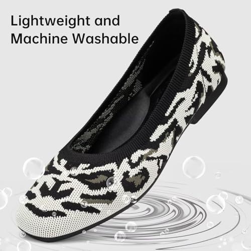 Frank Mully Women's Flats Square Toe Flats Comfortable Slip on Washable Ballet Flats Shoes for Women Dressy Work - Image 5