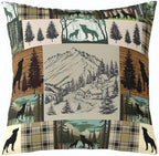 Feelyou Bear Rustic Throw Pillow Covers Soft 16" x 16" - Image 5