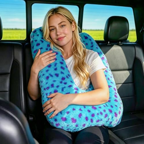Atablyn Travel Pillow for Kids & Adults, U-Shaped Car Pillow for Long Road Trips, Neck and Head Support Pillow for Back Seat Travel, Airplane Travel Essentials - Image 4