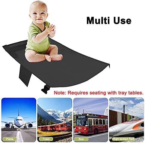 Airplane Footrest Seat Extender for Kids: GEMGO Toddler Airplane Travel Bed, Portable Foot Rest for Flights - Leg Rest for Baby to Lie Down on Plane Travel Accessories - Image 7