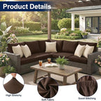 Smiry Waterproof Patio Cushion Covers, Stretch Outdoor Furniture Covers - Image 5