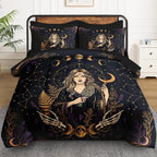 WeCozy Queen Comforter Set with Sheets, 7 Pieces Witchy Celestial Bedding - Image 2