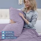 CHOSHOME Cooling Pillow Cases Zipper Pillow Covers Q-Max > 0.45 Zippered Pillowcases for Hot Sleepers, Soft, Breathable, Skin-Friendly, 4 Pack (King, 20"x36", Purple) - Image 6
