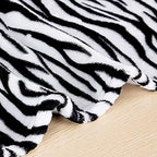 MACEVIA Flannel Fleece Twin Blanket for Couch, Zebra Blanket Black and White for Adult, Lightweight Warm Cozy Soft for Bed Sofa 260GSM, Suitable for All Seasons (Black Zebra,60x80inches) - Image 5