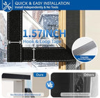 Magnetic Thermal Insulated Door Curtain Fits 36x82inch Front Door - Image 5