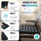 Kijani Airplane Seat Cushion for Long Flights, Inflatable Travel Cushion - Image 3