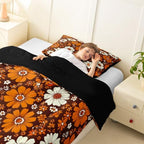 60S 70S Groovy Comforter Set Kids Retro Hippie Flower Comforter for Boys - Image 4