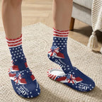 House Slippers for Women Washable Closed Toe with Cute Socks - Image 3