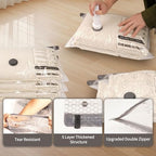 15 Pack Vacuum Storage Bags for Travel with Pump, 3 Sizes - Image 6