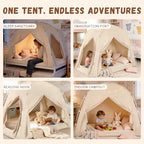 Twin Bed Tent for Kids and Adults, Indoor Blackout Sleep Play Tents Canopy - Image 7