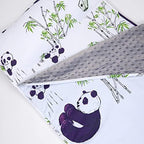 JumpOff Jo Nap Mat for Kids - Cozy Kids Rest Mat with Removable Pillow and Ultra Soft Blanket for Preschool, Daycare, and Sleepovers - Playful Pandas - Image 5