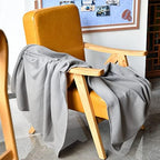 Fleece Throw Blankets Bulk Fleece Blankets Solid Wholesale Lightweight Warm Soft for Pet Bed Sofa Couch Office Wedding Gifts Travel Seasons (Grey, Pack of 6-50x60 Inches) - Image 4