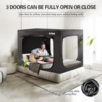 Twin Bed Tent Bed Canopy for Adult and Kids Indoor Blackout Sleep Tents - Image 2
