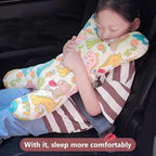 Car Travel Pillow for Kids Adults X-Shaped Car Sleeping Head Support Soft Neck Pillow Head and Body Support Travel Pillow Cushion for Car Seat Pillow Car Aircraft Travel Pillow Headrest for Road Trips - Image 3