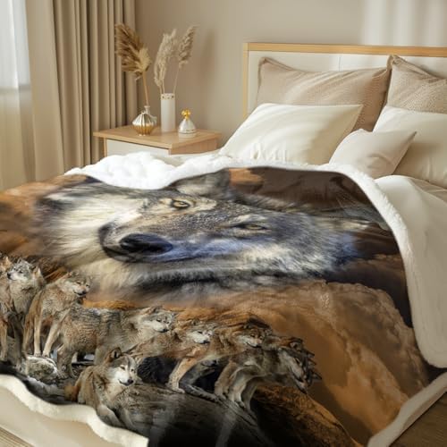 Sleepwish Throw Blanket, Gold Fluffy, Twin - Image 3