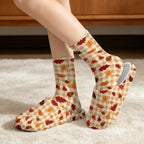 House Slippers for Women Washable Closed Toe with Cute Socks - Image 2