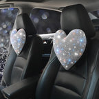 Bling Bling Car Seat Pillows, White, 2 Pieces by Pirador