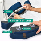 Lunderg Padded Toilet Seat Riser for Seniors - Adds 3 Inches. Universal Fit - Image 4