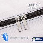 Cosy Family 8 Pack Heavy Duty Extra Large Moving Bags with Backpack Straps - Strong Handles & Zippers, Storage Totes For Space Saving, Fold Flat, Alternative to Moving Box (Set of 8, Clear) - Image 4