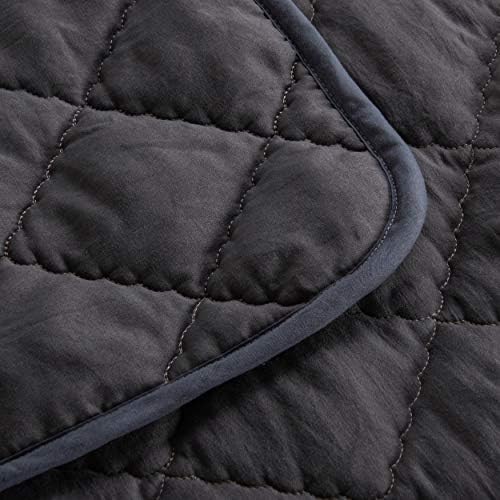 FLXXIE 43x60 Inches Down Alternative Toddler Comforter, Dark Grey - Image 2