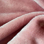 SOCHOW Flannel Fleece Blanket Queen Size, Dusty Pink, 90x90 inches - Image 6