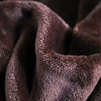 SOCHOW Flannel Fleece Blanket Queen Size, All Season Lightweight Super Soft Cozy Blanket for Bed or Couch, Brown 90inch X90'' - Image 3