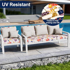 Smiry Waterproof Patio Cushion Covers, Stretch Outdoor Furniture Covers - Image 4