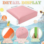 Novabright 4 Pcs Pool Seats for Edge of Pool Poolside Seating Mat with Soft Foam Pad Anti-Slip Cushion Waterproof Bath Seat Chair Poolside Accessories for Summer Outdoor Beach (Multicolor,12 Inch) - Image 2