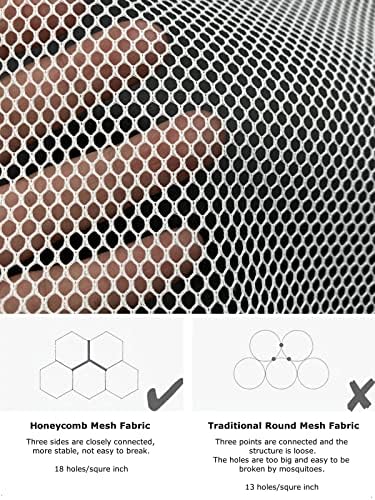 Mosquito Net for Bed, Folded Size 12 inch Portable Camping Travel Mosquito Net, Pop Up Mosquito Tent with Double Entry for King Queen Size Bed (Folded 17 Inch, 47"x75"x57") - Image 4