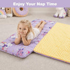 Nap Mat for Toddlers Girls, Kids Sleeping Bag, Unicorn - Image 6