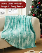 CGK Christmas Fleece Blanket King - Flannel Throw - Snowflakes, 90x108 - Image 4