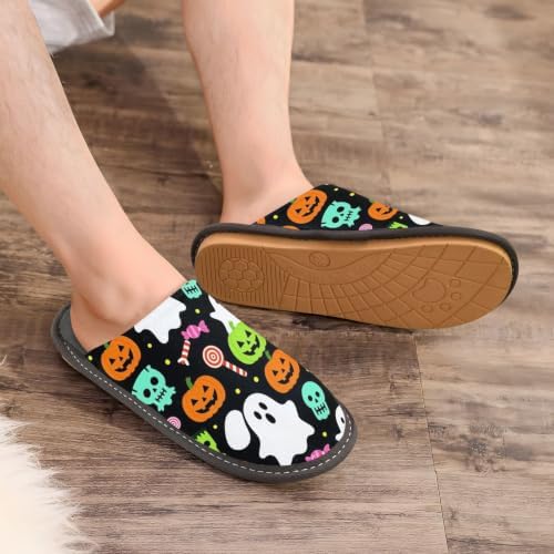 House Slide Slippers Vintage Retro Halloween Vibes - Image 3