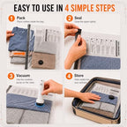 15 Pack Vacuum Storage Bags for Travel with Electric Travel Vacuum Pump - Image 6