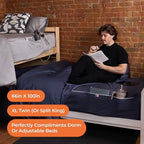 NEST and NOOKS 100% Cotton Sateen Twin XL Flat Sheet, Light Gray - Image 6