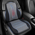 Car Seat Cushion with Lumbar Support, Firm 2-Piece Set for Long Drive, Grey by WENNFOUR