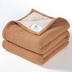 lulumoon Muslin Baby Blanket Neutral: Cotton Toddler Blanket for Daycare by Lulumoon