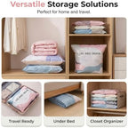 No Pump Vacuum Storage Bags, 2026 New Multifunctional Space Saver Bags for Closet Organization, Heavy-Duty Large Capacity Pump-Free 3-Sec Fast Compression Bag (3PCS, Large) - Image 4