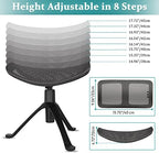 Lilithye Footrest for Desk Adjustable Height 2-in-1 Function, Gray - Image 3