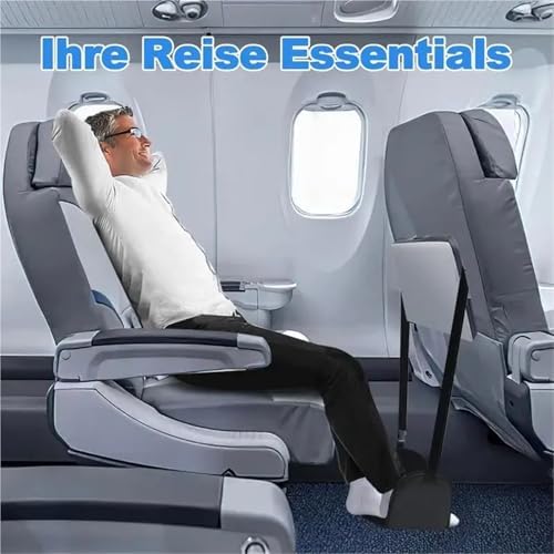 Airplane Foot Hammock 2Pcs Airplane Foot Rest Sling Hammocks Lightweight Work Furniture Accessories Travel Pillows Flight Hand Luggage for Comfort - Image 2