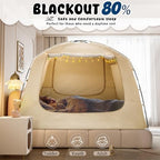 Bed Tent Twin Bed Canopy for Adult and Kids Indoor Blackout Sleep Tents - Image 2