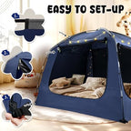 Bed Tent Queen Bed Canopy for Adult and Kids Indoor Blackout Sleep Tents - Image 4
