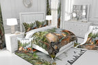 Erosebridal RV Camper Queen Bedding Set,Kids Camping Decor Comforter Set for Travel Trailers,Rustic Cabin Bear Quilt Set Forest Mountain Adventure Bed Comforter Sets,2 Pillowcases - Image 6