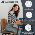 TushGuard Chair Cushions, 4 Pack Memory Foam Chair Pads, Grey - Image 6