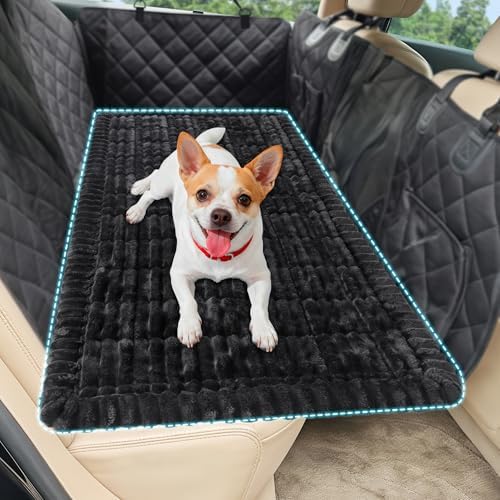 Dog Car Bed, Non-Slip Backseat Dog Bed Mat 50" L×24.6" W by Loiion