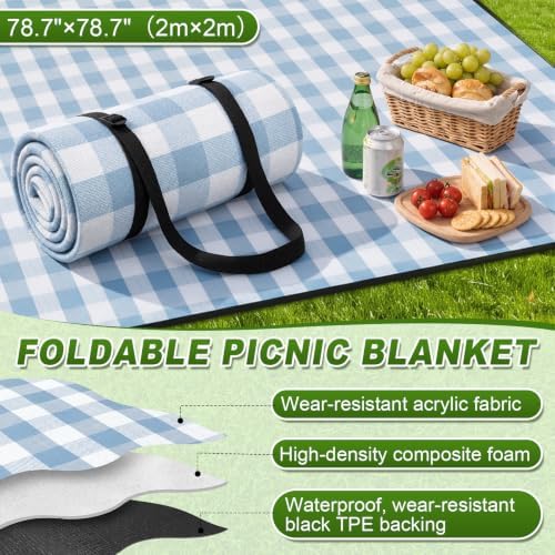 Domensi 2-in-1 Picnic Basket & Blanket Set, 30L Insulated Cooler Bag - Image 4