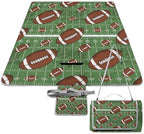 Waterproof Sandproof Picnic Mat Retro American Football Field Large Outdoor Picnic Blanket Family Camping Beach Blanket for Park by Unknown