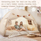 Full Size Bed Canopy Toddler Bunk Bed Tents Dream Privacy Floor Tent Indoor - Image 5