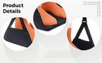 2 Pcs Airplane Foot Hammock Set, Adjustable Travel Foot Rest for Long Flights, Oxford Cloth, Mesh Fabric & Memory Foam, Portable with Drawstring Pouch - Image 4