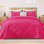 Exclusivo Mezcla 3-Piece California King Size Quilt Bedding Set, Hot Pink by ExclusivoMezcla